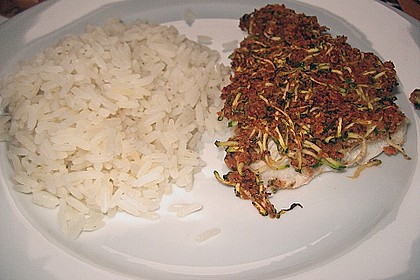 Fischfilet unter Zucchini - Kr&auml;uter - Kruste 13