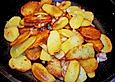 Bratkartoffeln mit Zwiebeln und Speck