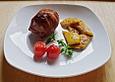 Gef&uuml;llte Schweinemedaillons mit Mozzarella