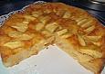 Apfelkuchen in Pieform