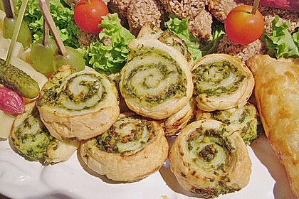 Blätterteig-Spinat-Schnecken 43