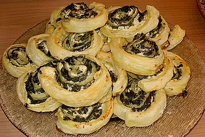Blätterteig-Spinat-Schnecken 14
