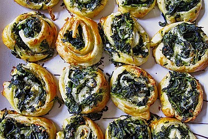 Blätterteig-Spinat-Schnecken 22