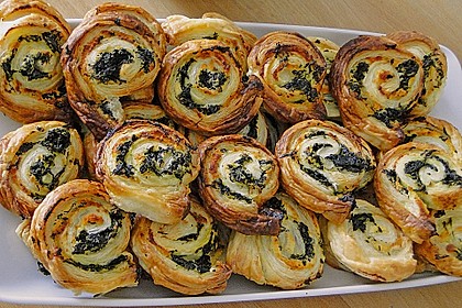 Blätterteig-Spinat-Schnecken 5