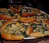 Bl&auml;tterteig - Spinat - Schnecken (Bild)