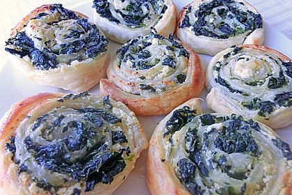 Blätterteig-Spinat-Schnecken 26