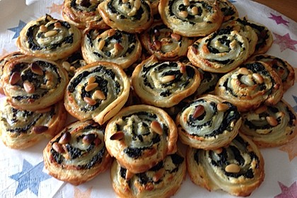 Blätterteig-Spinat-Schnecken 4