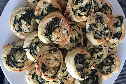 Blätterteig-Spinat-Schnecken 34
