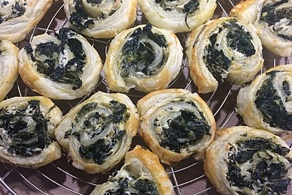 Blätterteig-Spinat-Schnecken 35