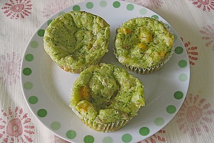 Muffins mit Thunfisch und Zucchini 1