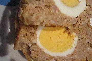 Hackbraten mit Ei
