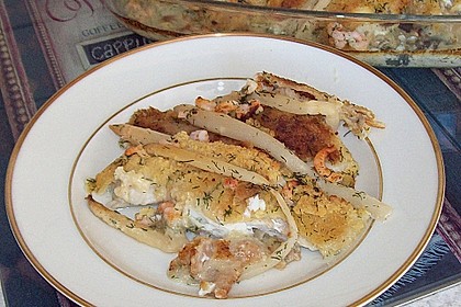 Schollenfilet mit Krabbenso&szlig;e 1
