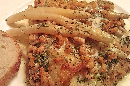 Schollenfilet mit Krabbenso&szlig;e 3