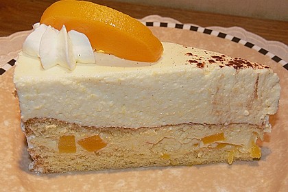 Pfirsich - Mousse - Kuchen