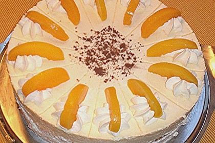 Pfirsich - Mousse - Kuchen 1