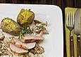 Schweinefilet mit Pilzen und Cremesauce
