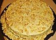 Schwedische Mandelcremetorte