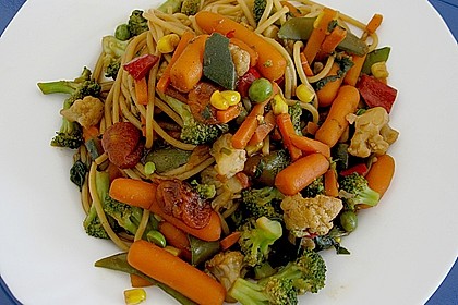 Soba - Nudeln mit Gem&uuml;se 4
