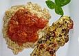 Zucchini - gef&uuml;llt und &uuml;berbacken