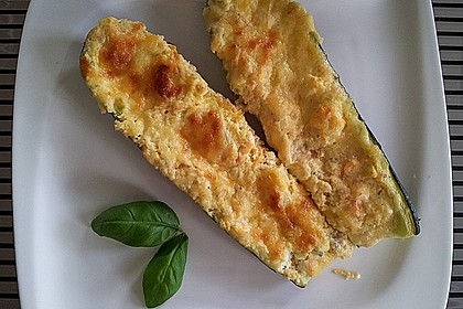 Zucchini - gefüllt und überbacken 3
