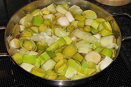 Lauch in Honigmarinade 1