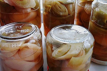 Lauch in Honigmarinade 2