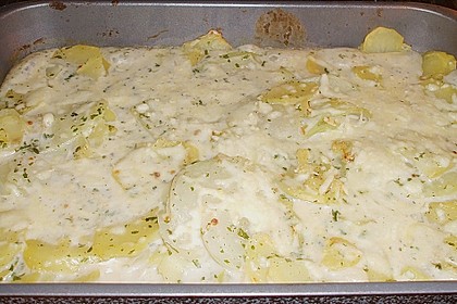 Kohlrabi-Kartoffel Auflauf 10