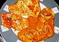 H&auml;hnchenschnitzel mit Tomatensauce