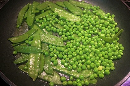 Skreitranchen mit Erbsenvariationen 2