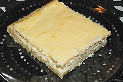 Topfenschnitten mit Vanillepuddingguss 2