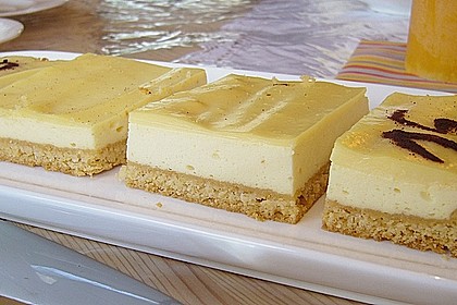Topfenschnitten mit Vanillepuddingguss 3