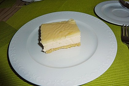 Topfenschnitten mit Vanillepuddingguss 9
