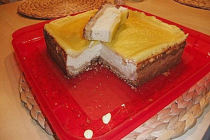Topfenschnitten mit Vanillepuddingguss 10