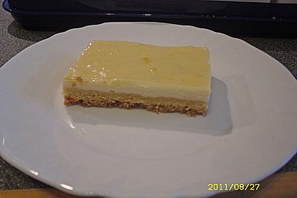 Topfenschnitten mit Vanillepuddingguss 16