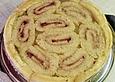 Nussbiskuit - Rouladen  - Apfelkuchen