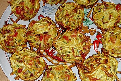 Sp&auml;tzle - Muffins mit Salat 4