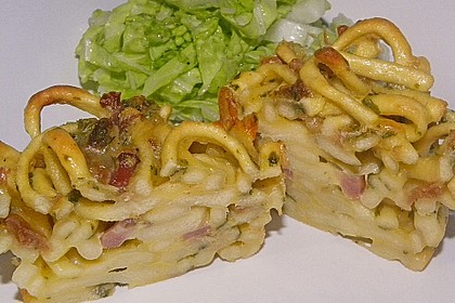 Sp&auml;tzle - Muffins mit Salat 10