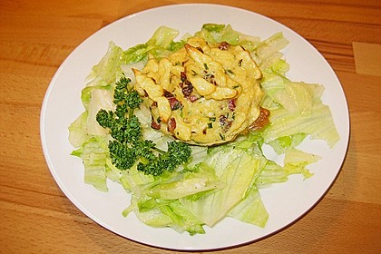 Sp&auml;tzle - Muffins mit Salat 12