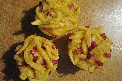 Sp&auml;tzle - Muffins mit Salat 13
