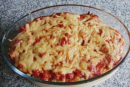 Nudel - Tomaten - Spinat - Auflauf 3