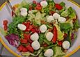 Bunter Salat mit H&auml;hnchenbrust und Mozzarella