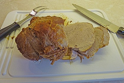 Schweinebraten in Senf - Sahne - Sauce 2