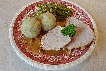Schweinebraten in Senf - Sahne - Sauce 3
