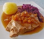 Schweinebraten in Senf - Sahne - Sauce (Bild)