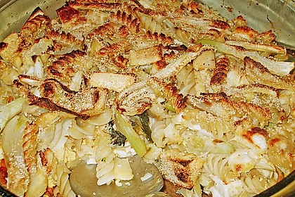 Fenchel - Pastinaken - Nudel - Gratin 1