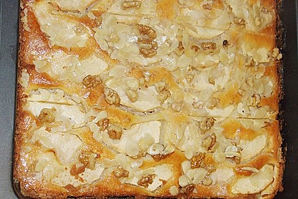 Mandel - Apfelkuchen vom Blech