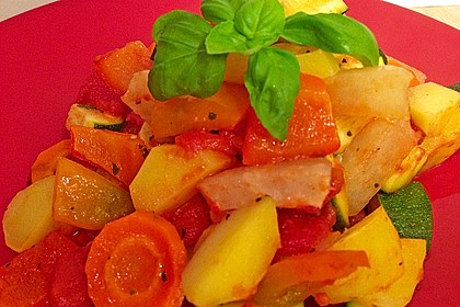 Kräuter - Kohlrabi - Pfanne aus dem Backofen 3