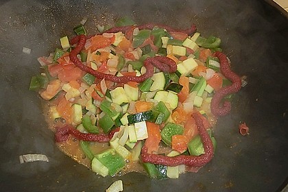 Hackfleisch - B&auml;llchen mit Gem&uuml;se &uuml;berbacken 2