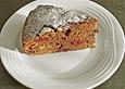 Schokokuchen mit Marzipan und Kirschen