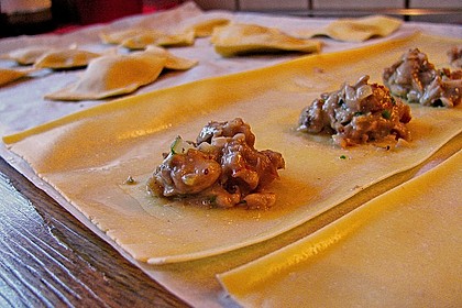 Ravioli mit Pilzfüllung 14